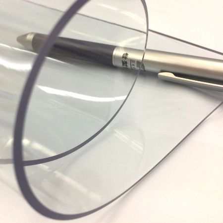 Hoja de PVC supertransparente personalizada de 0,6 a 3 mm de espesor